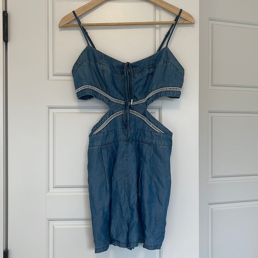 Bebe Denim Romper